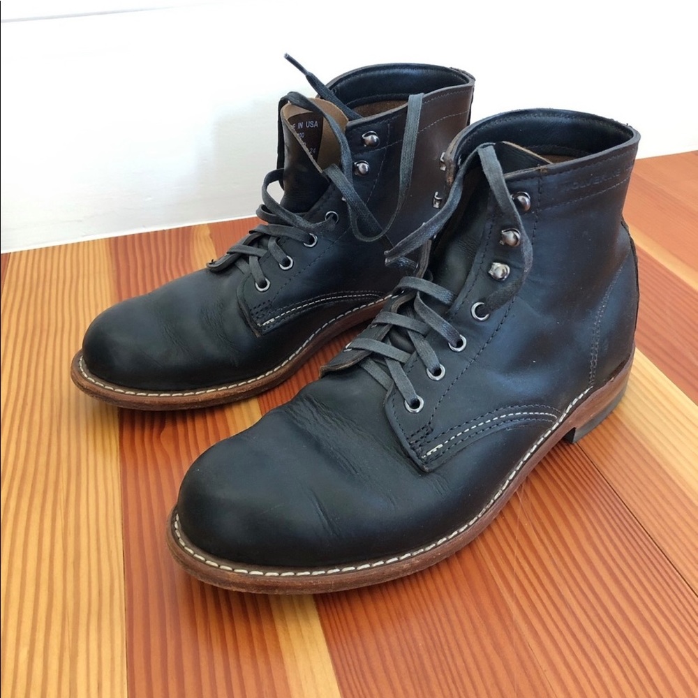Wolverine Original 1000 Mile Boot Sz 7.5 D US Mens Black W05300 Made In USA